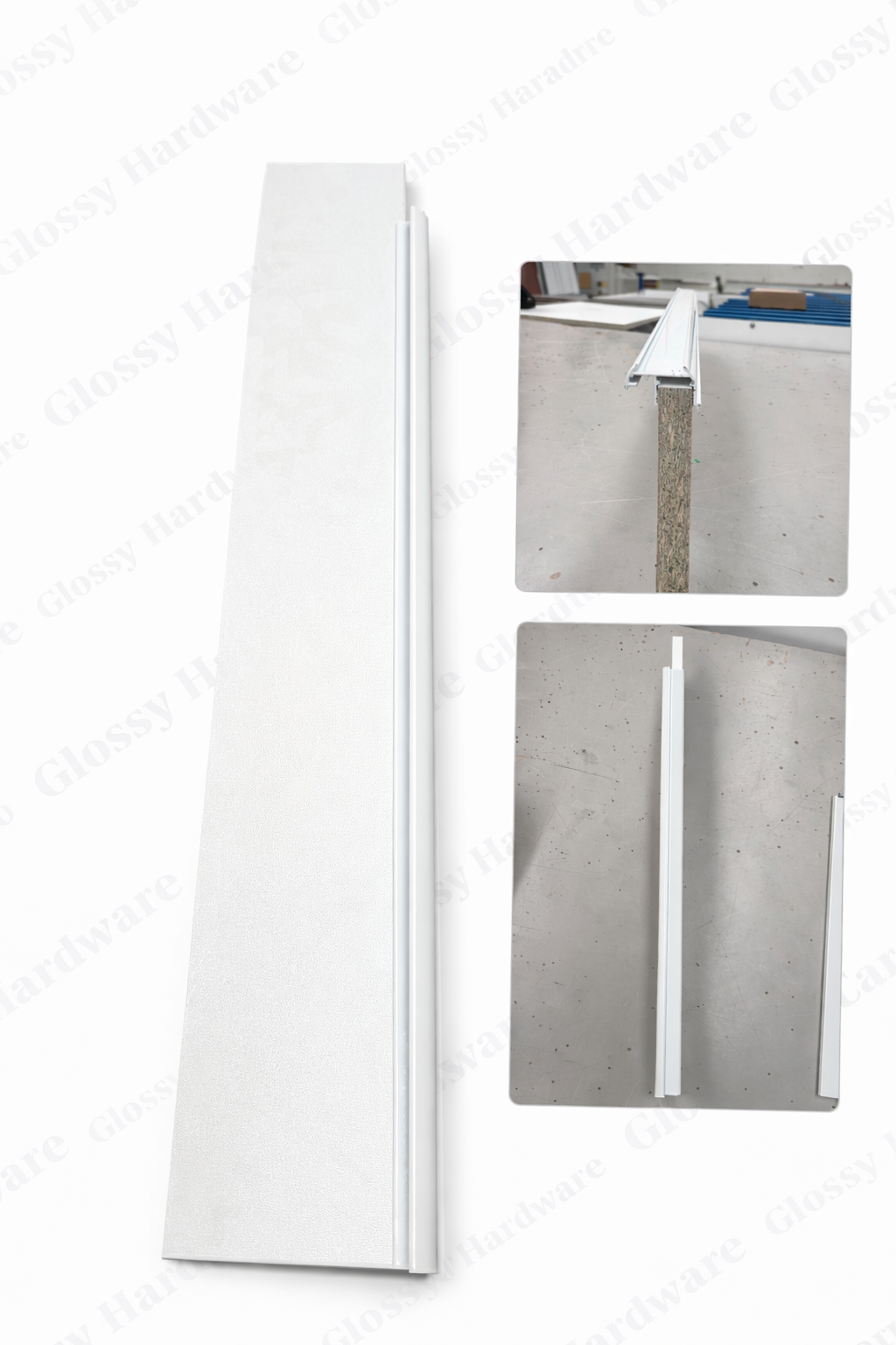 16mm white melamine aluminums truck channel 
